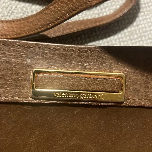 Valentino Garavani Vintage PROJECT Brown Leather Crossbody Bag - Picture 15 of 17